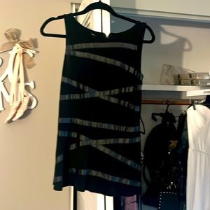 Inc Beautiful leather like stripping size medium Holiday Shirt